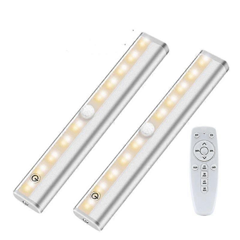 LED light strips with remote control 2-pack Silver [XR]