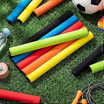 12pcs Relay Training Batons,Foam Grip Sports Field Race Batons for Track and Field Races, Gym, Running