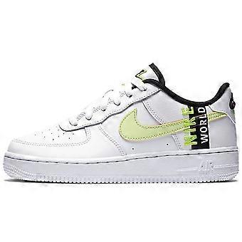 Nike Air Force 1 Low Worldwide White Barely Volt GS CN8536-100