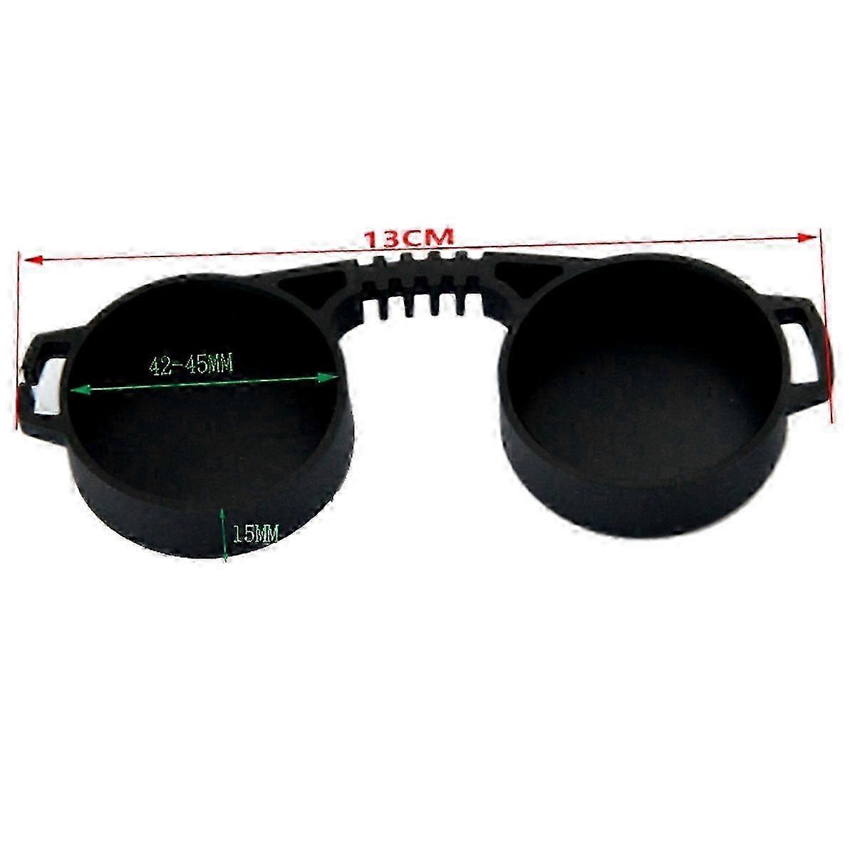 Binocular Lens Cap Set Rubber Dustproof