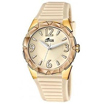 Lotus Quartz Analog Woman Watch with Silicone Bracelet L15871/4