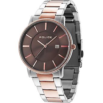Polisen klockor London kvarts analog man klocka med R1453265002 rostfrittstål armband