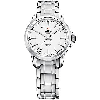 Swiss Military Swiss Quartz Analog Woman Watch with SM34040.02 Stainless Steel Bracelet