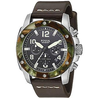 Fossil modern chrono Quartz Analog Man Watch with FS5093 Cowskin Bracelet