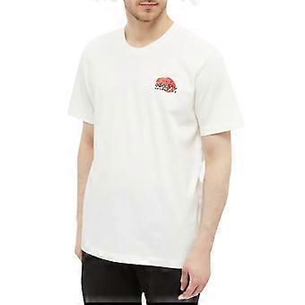 ADIDAS Mens T Shirts Short Sleeve Summer Crew Neck Top Casual Cotton White Tee