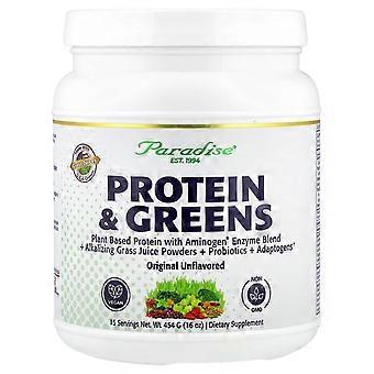 Paradise Herbs, Protein & Greens, Original Unflavored, 16 oz (454 g)
