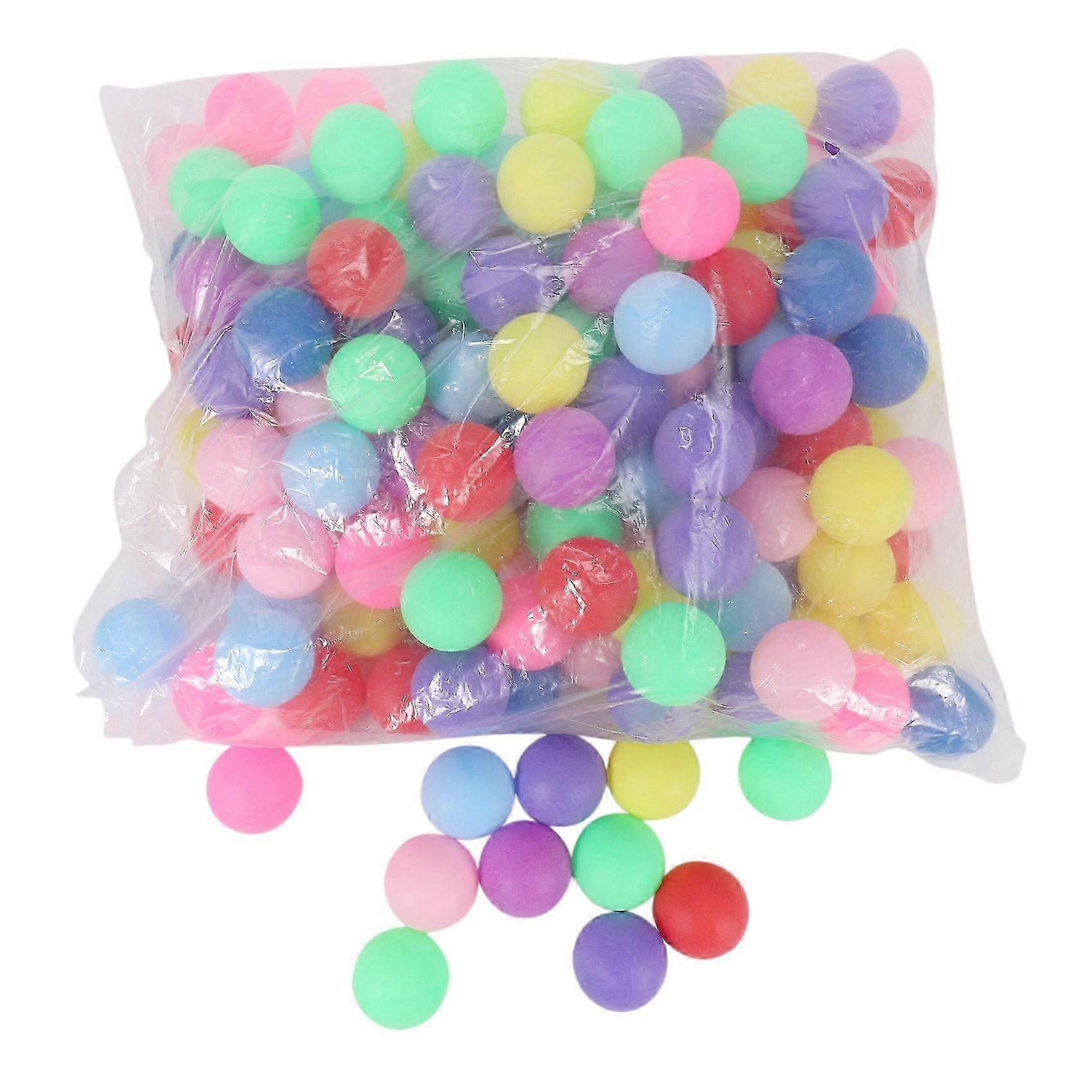 150pc 40mm Colourful PP Ping Pong Balls