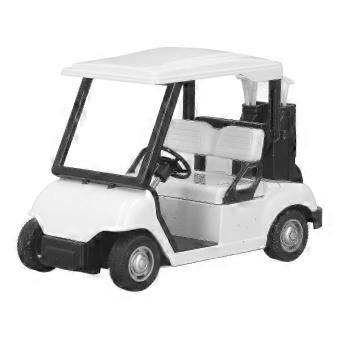 Alloy Pull Back Golf Cart Toy