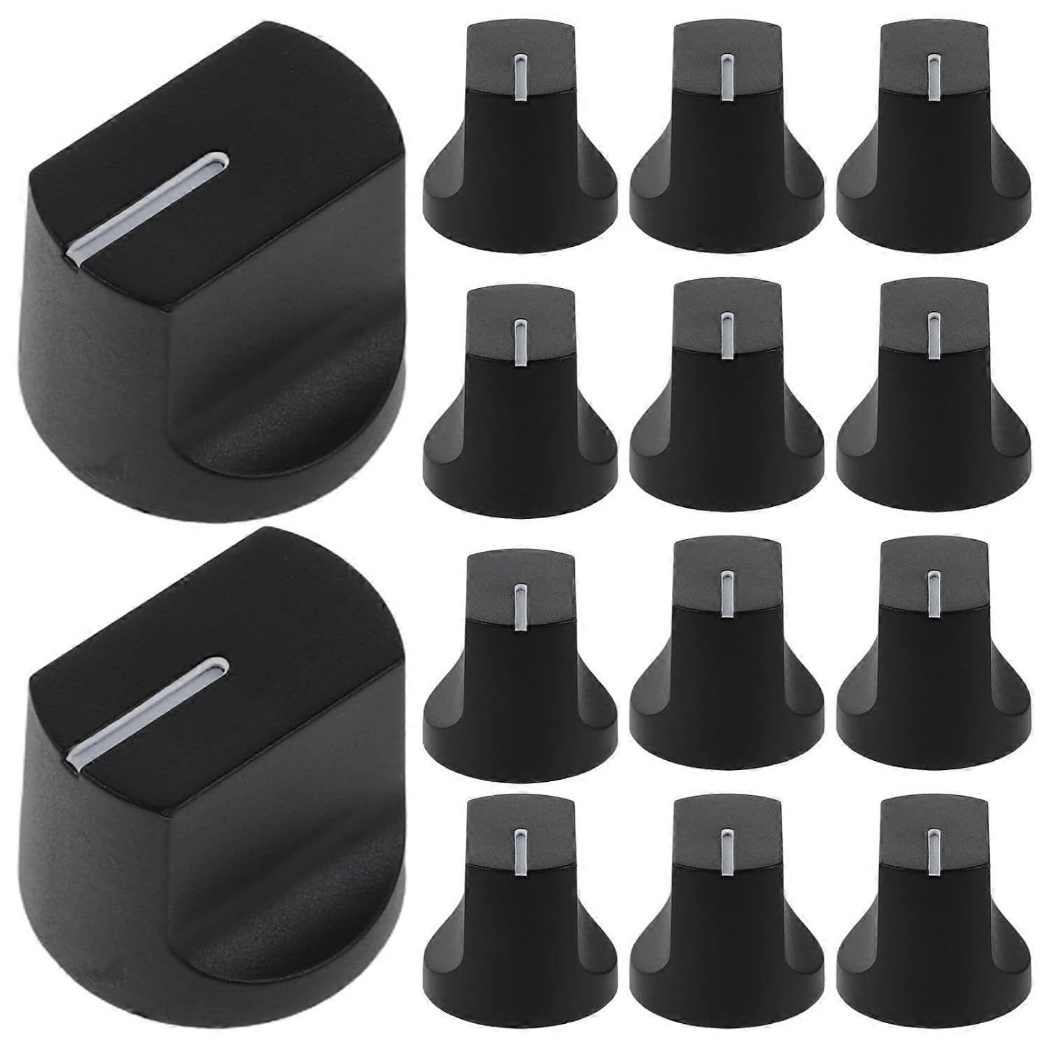 20pcs Plastic Potentiometer Control Knobs for Amplifier Volume Adjustment