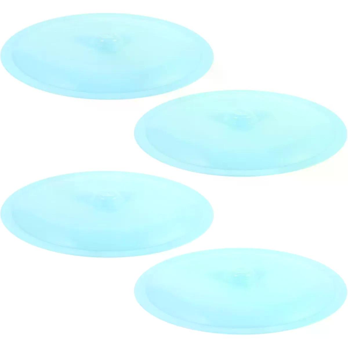 4pcs Plastic Chamber Pot Lid Replacement with Easy-grip Knob