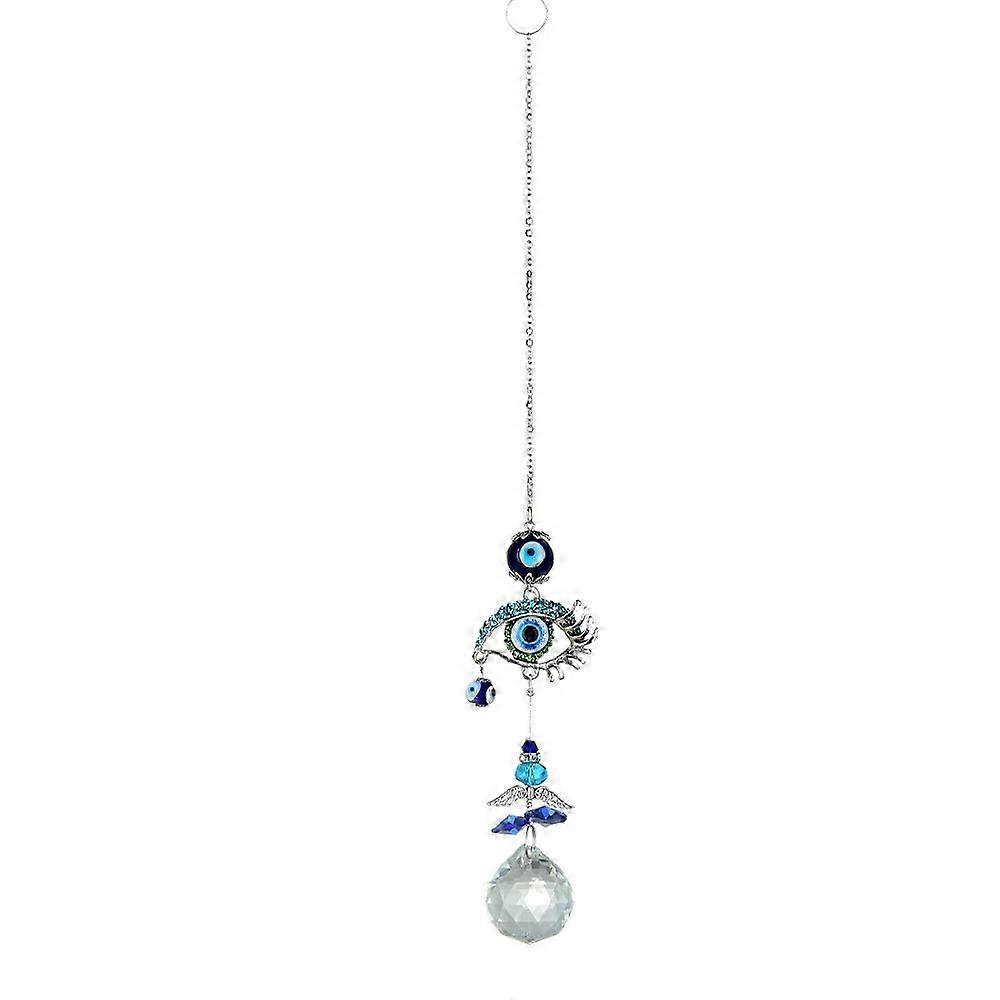 Handmade Crystal Evil Eye Light Prism