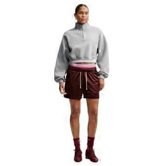 Sudadera de forro polar de corte holgado, con cremallera frontal parcial, para mujer de Nike.