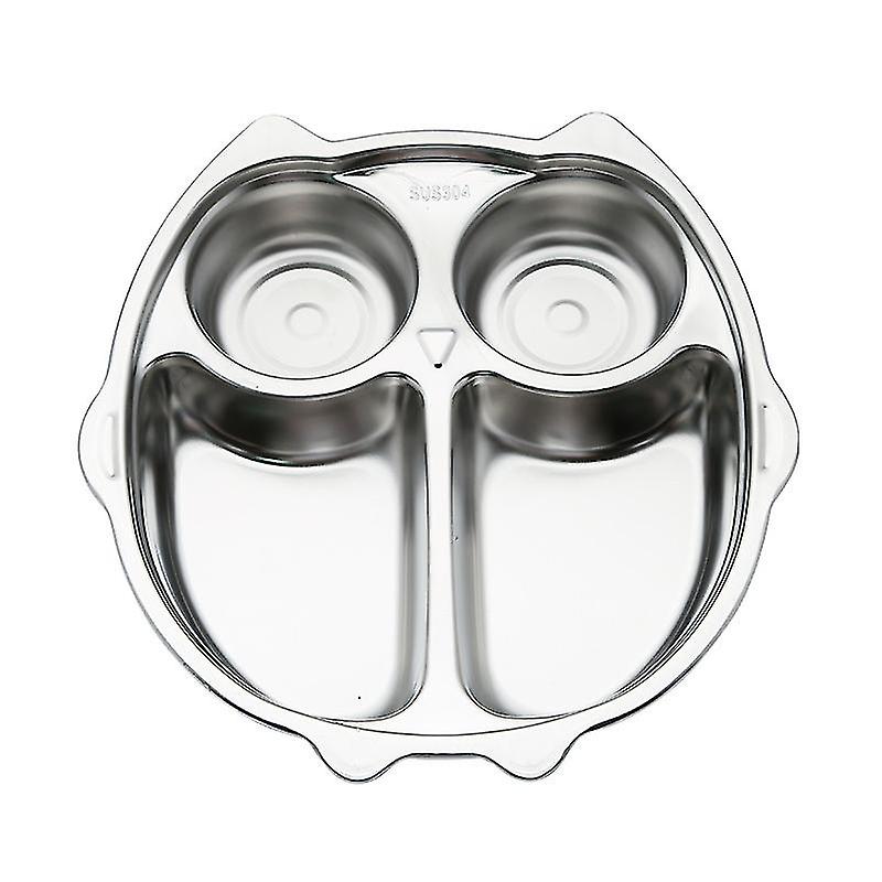 Pxcl Toddler Board Grid Design Shatterproof Acciaio inossidabile Baby Cartoon Posate (1 pezzo)