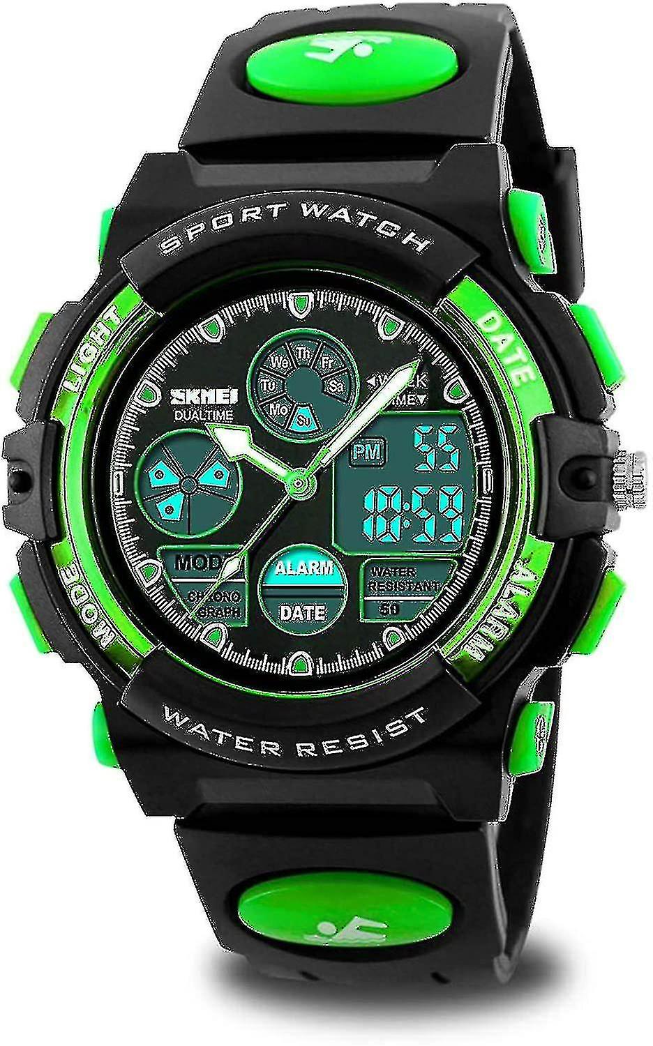 Kids Digital Sport Watch, Boys Girls Waterproof Sports Outdoor Watches Children Casual Electronic Analog Quartz Wrist Watches With