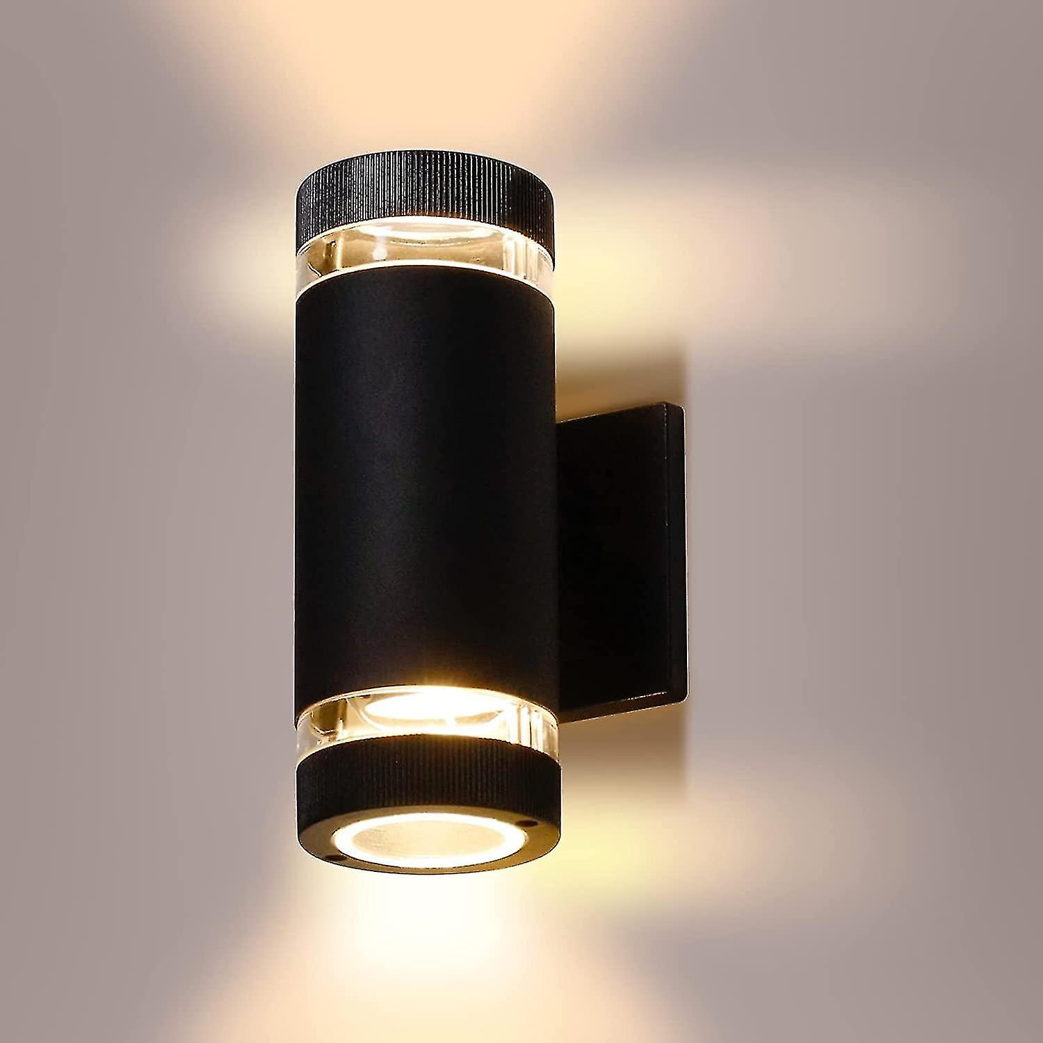 Outdoor Led Modern, Oval Wall Sconce Light Up And Down