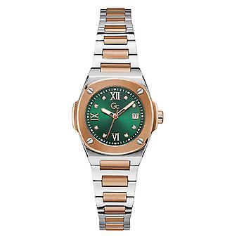 Gc coussin shape mini watch for Women Analog Quartz with stainless steel bracelet Z12001L9MF