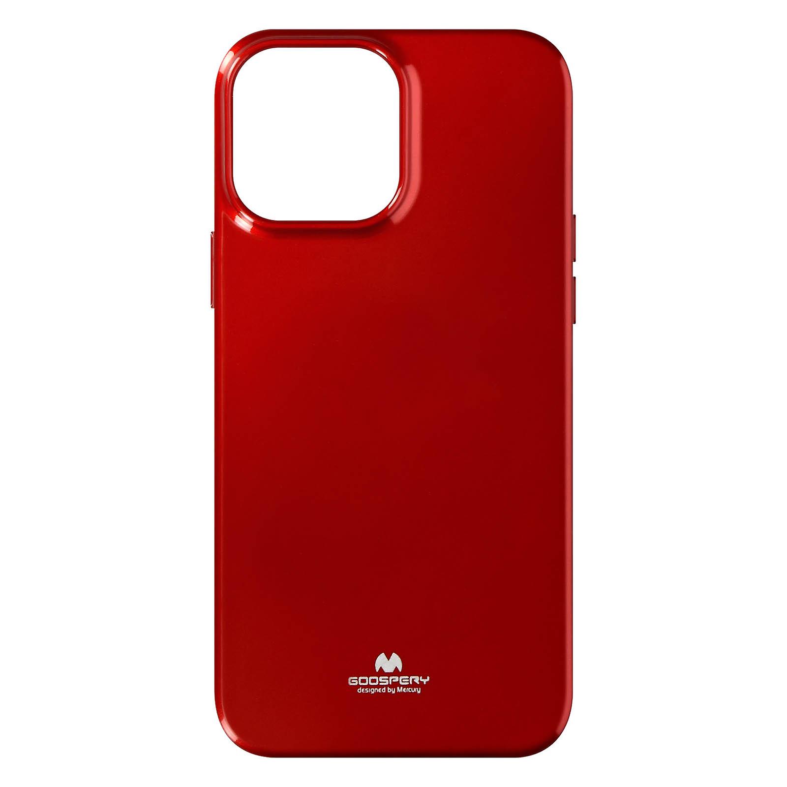 Case for iPhone 13 Mini Silicone Glossy Effect Mercury red