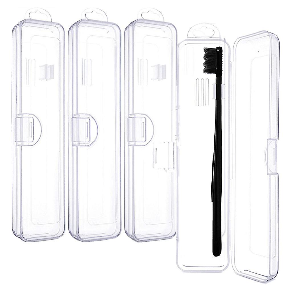 4pcs plastic toothbrush holder for travel