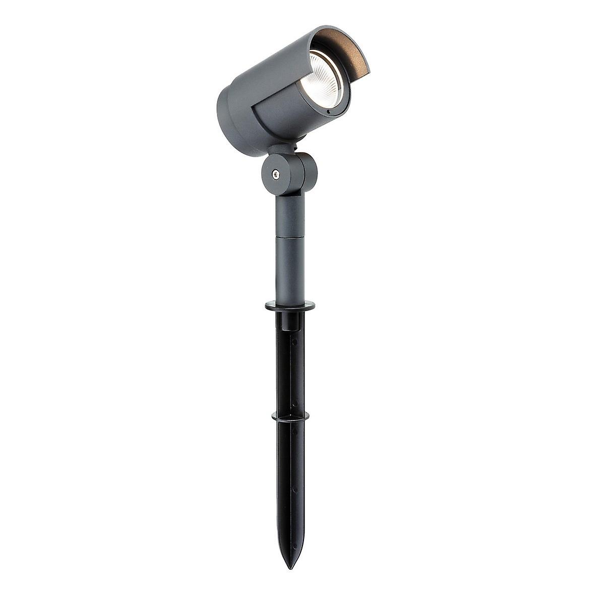 LED 1 Light Outdoor Spike Spot Graphite IP65