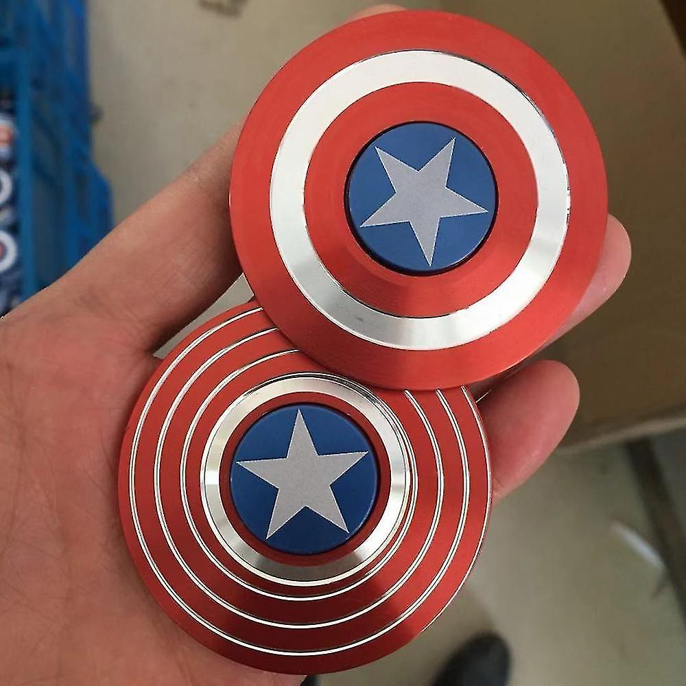 Red Captain America Fidget Spinner