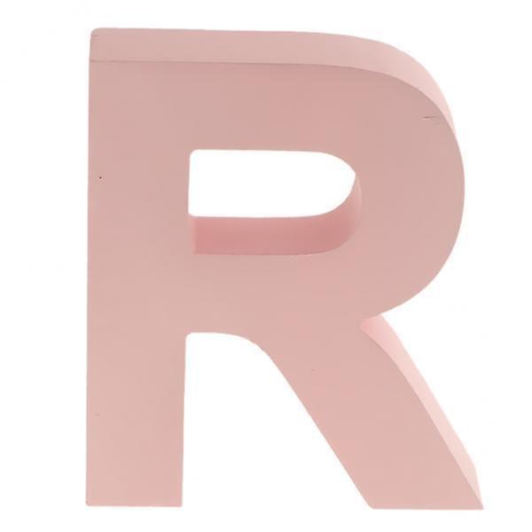 3xPink Wooden Floating Letters Door Numbers Alphabet Letter Address Spells R