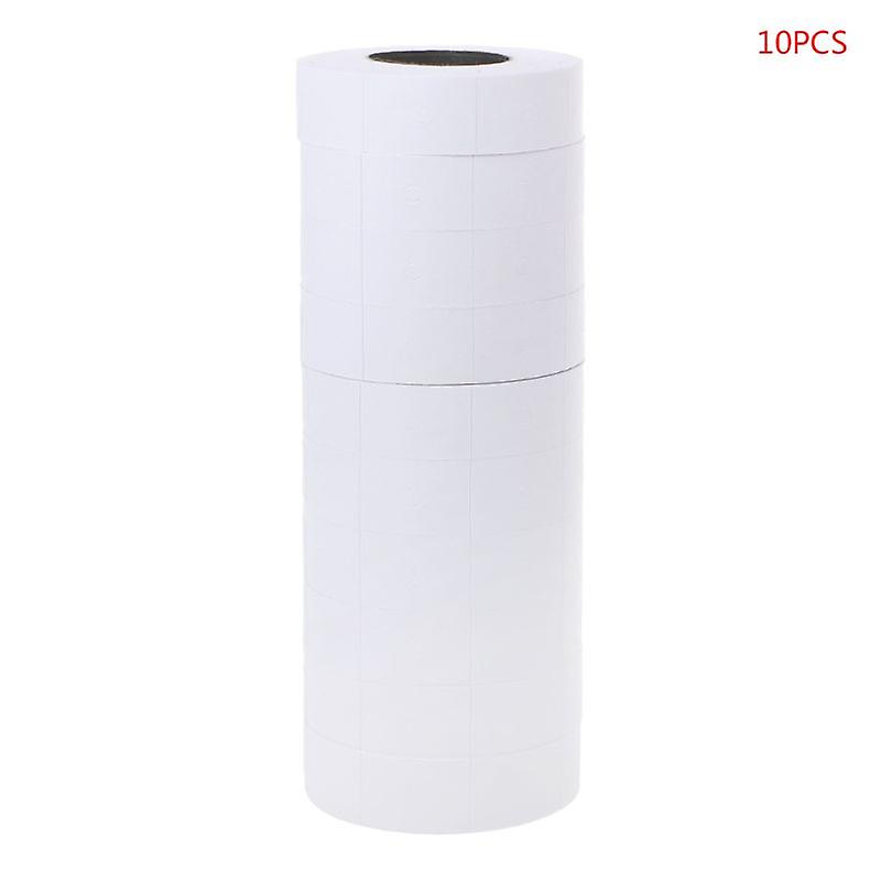 Price Label 10 Rolls Double Row Paper Tag Mark Sticker Supermarket Practical