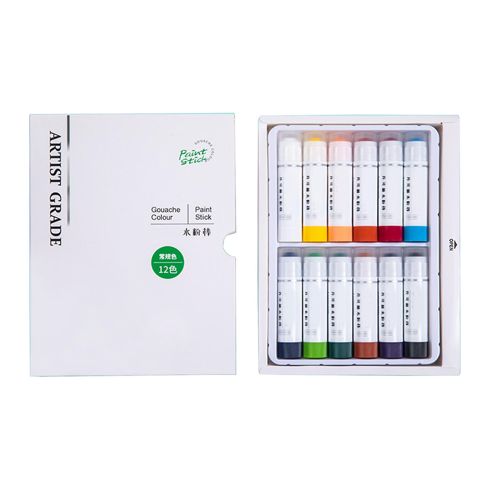 Art Soft Solid Gouache Pastels Multi Color Strong Coverage for Coloring Drawing