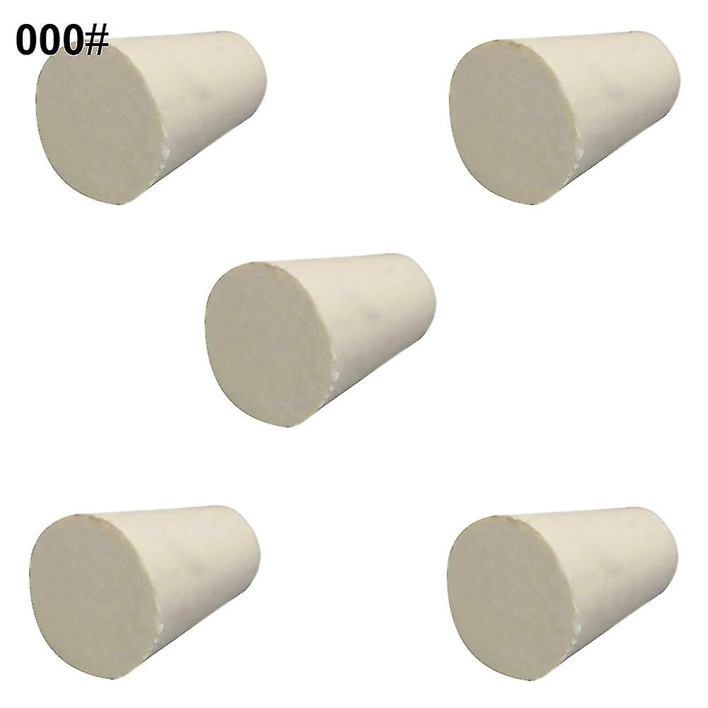 Trumsen 5pcs Bouchons en caoutchouc solide Plug Bungs Laboratoire Bouteille Tube Scellé Couvercle Bo