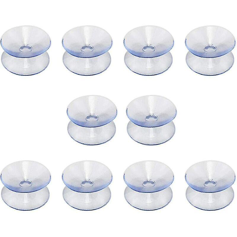Double-sided Suction Cups Compatible With Glass Table Tops, 10 Pack Hookless Suction Cups For Multif