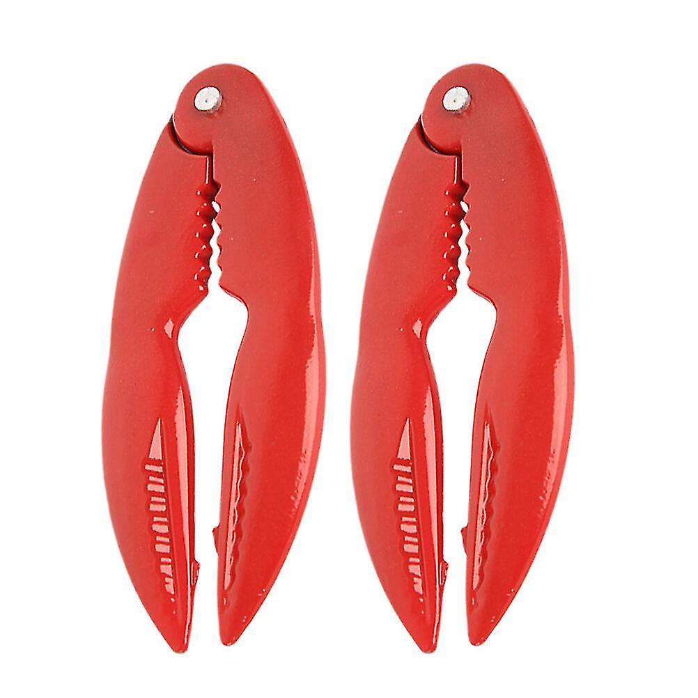 2pcs Aluminum Alloy Lobster Clips Kitchen Crab Clips Multi-function Crab Tools