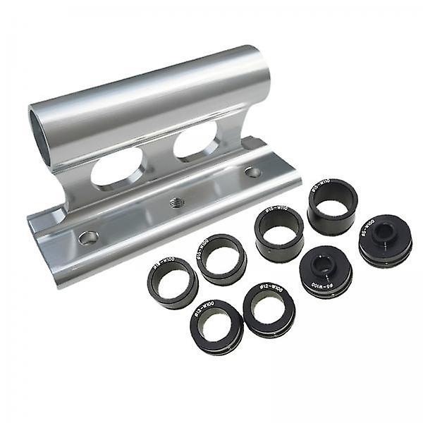 2xBike Fork Mount Car Rack Holder Quick Release Thru Axle Bikes Carrier Silver