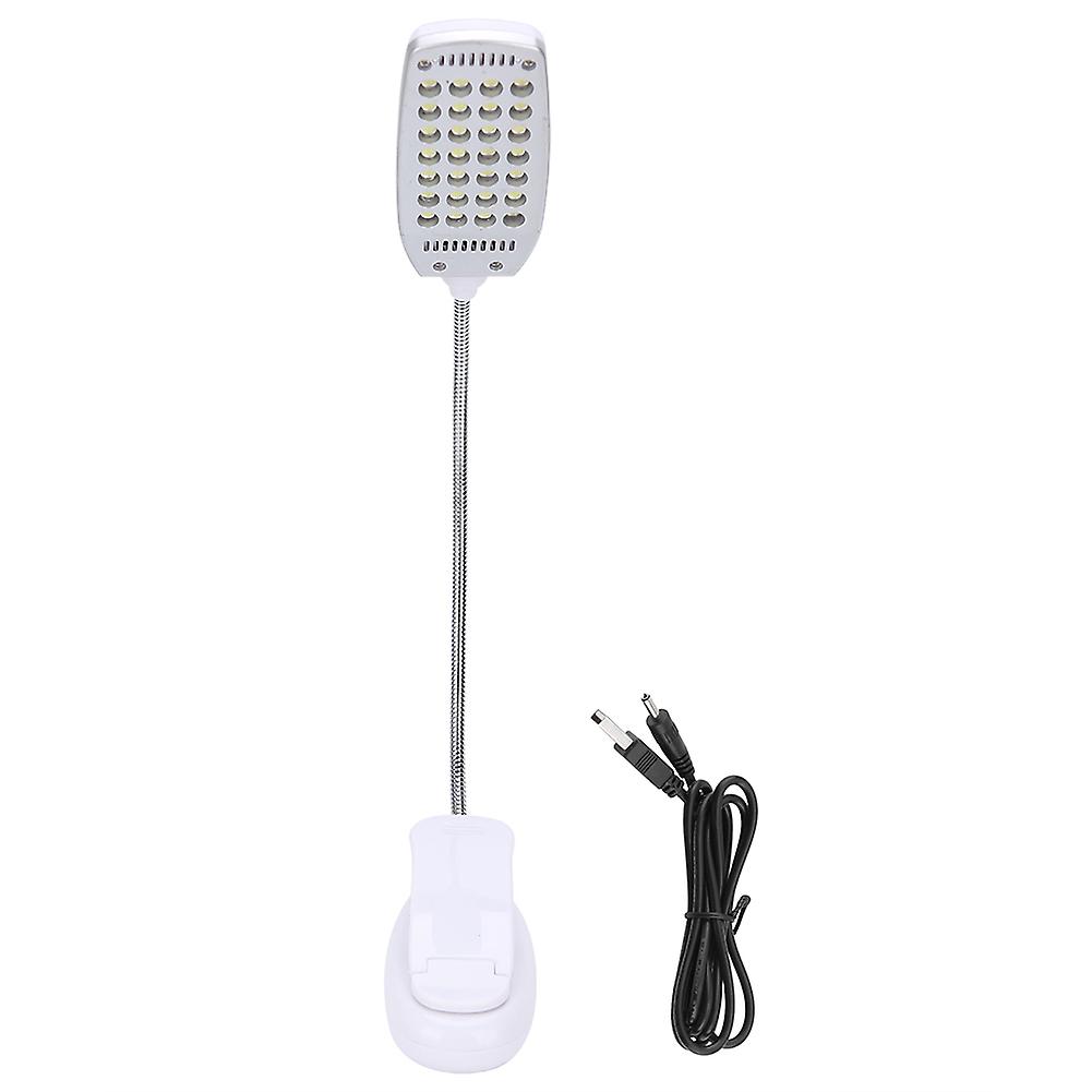 28LED High Brightness 360 Degree Rotating Reading Clip Table Desk Light Lamp for Eye Protection