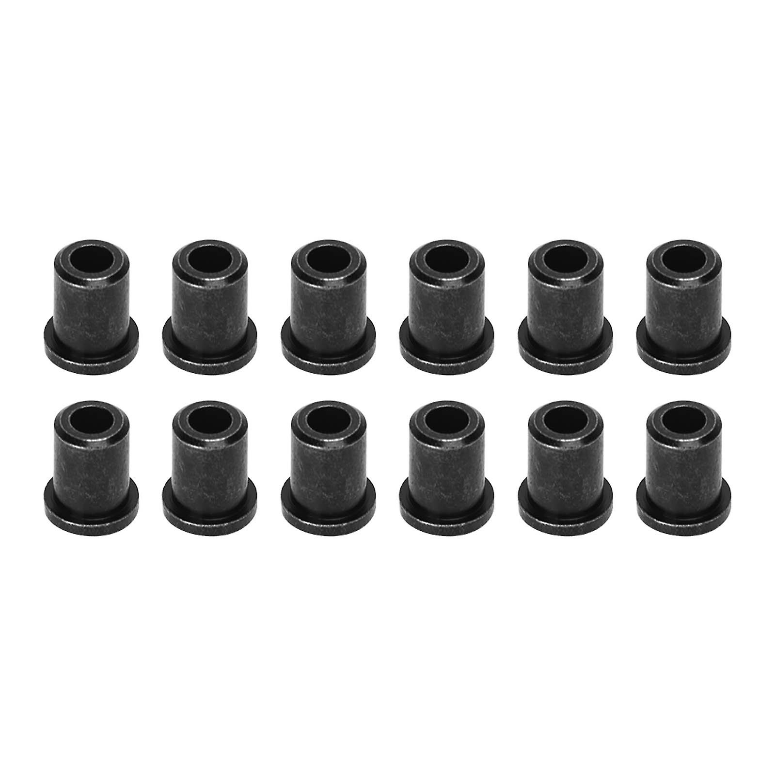 12 Pcs Replacement Electric Guitar String Tips Metal Black