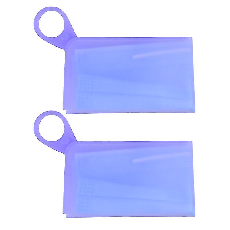 2pcs Mask Temporary Storage Holder
