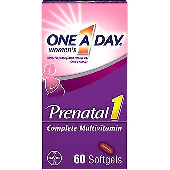 One A Day Women's Prenatal Multivitamin With Omega 3 And Dha, 60 Ct