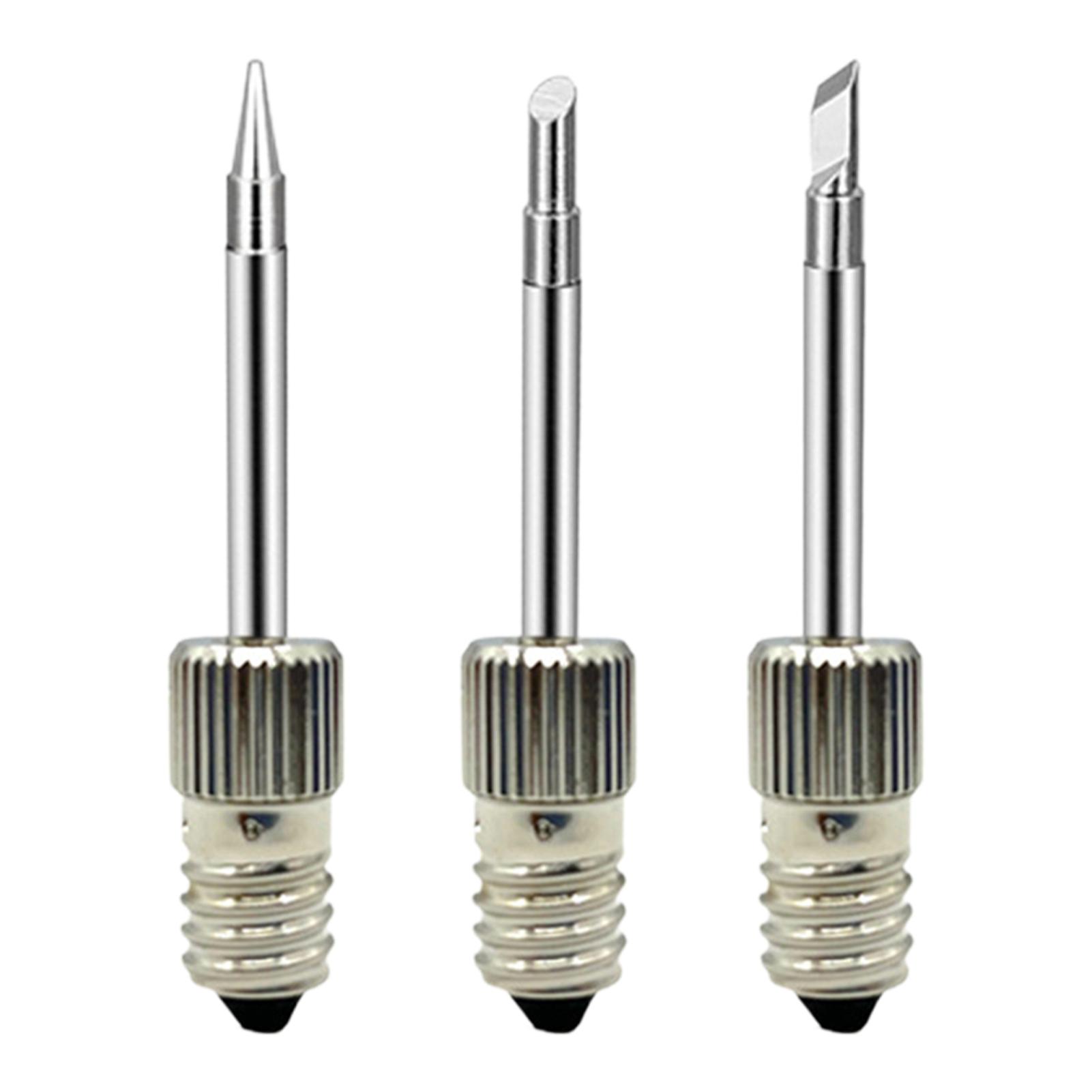 E10 Interface Soldering Iron Tip Replacement Soldering Tip Easy to Install Quickly Heats Up E10
