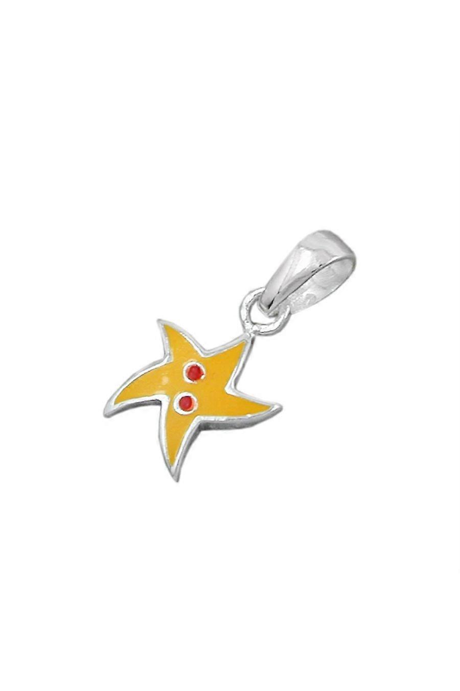 Pendant Yellow Star Silver 925 - Gl90459