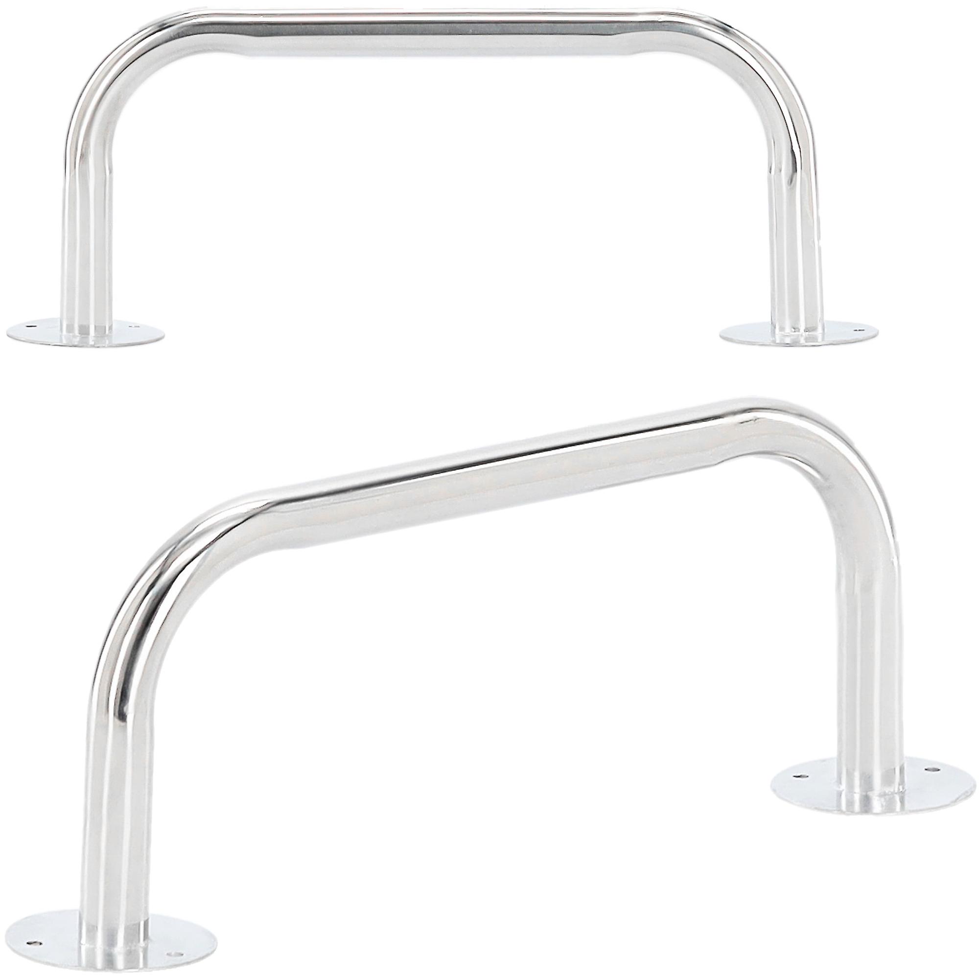 Frisör fotpall halkfri bas krom