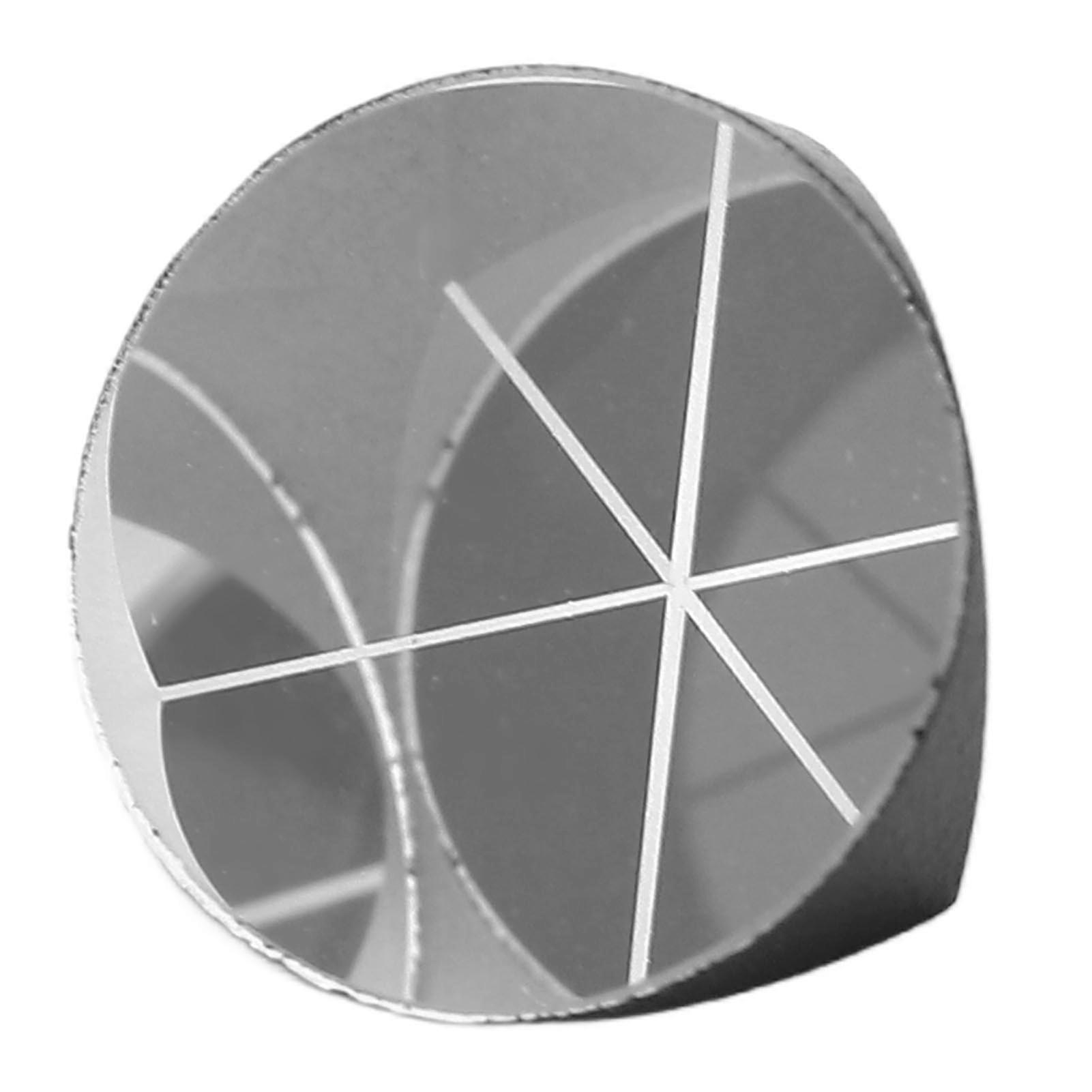 Corner Cube Prism 12.7mm Optical Glass Total Station Corner Cube Prism Accessory for Replacement