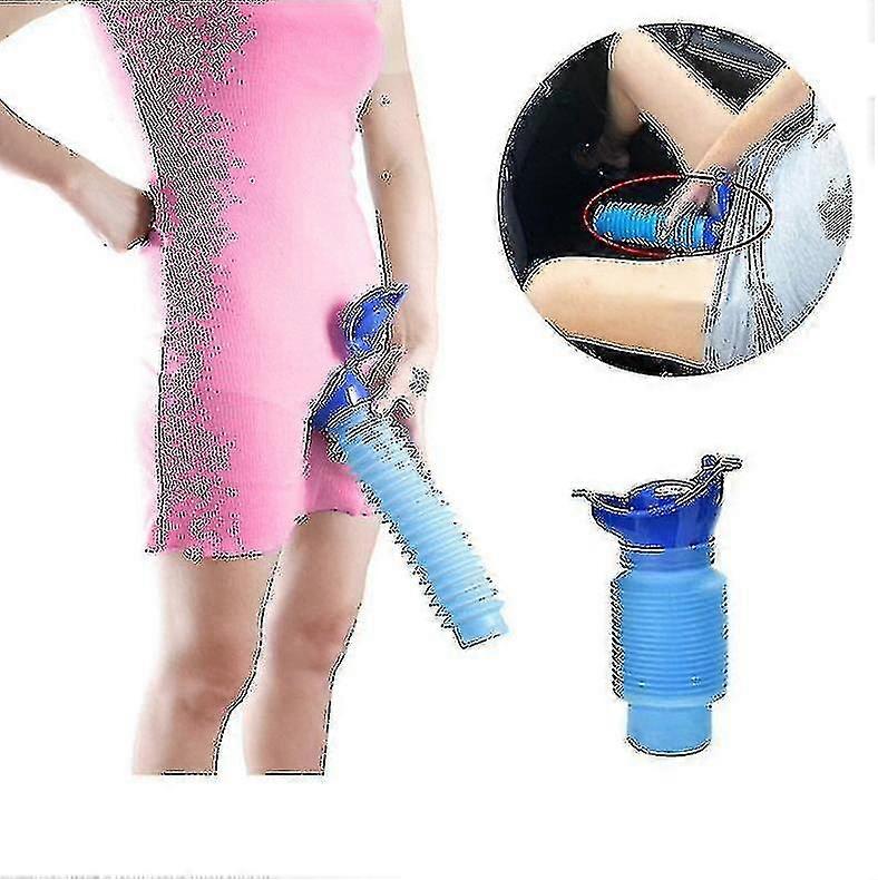 750ml Bärbar Vuxen Urinal Utomhus Camping Högkvalitativ Resor Urin Bil Urinering Kiss Mjuk Toalett Urin