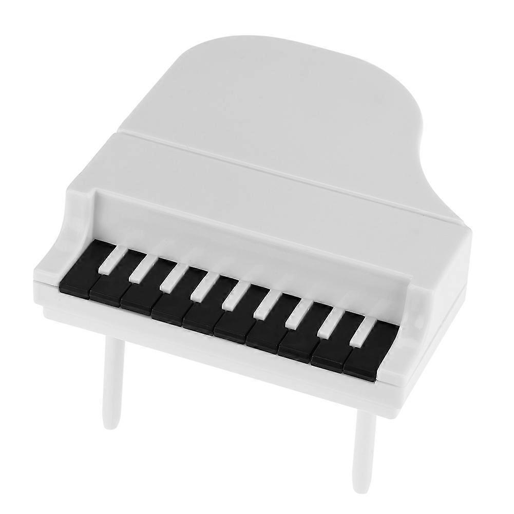 9pcs/set Creative Piano Fruit Dessert Forks Tableware Decoration Kitchen Accessories White