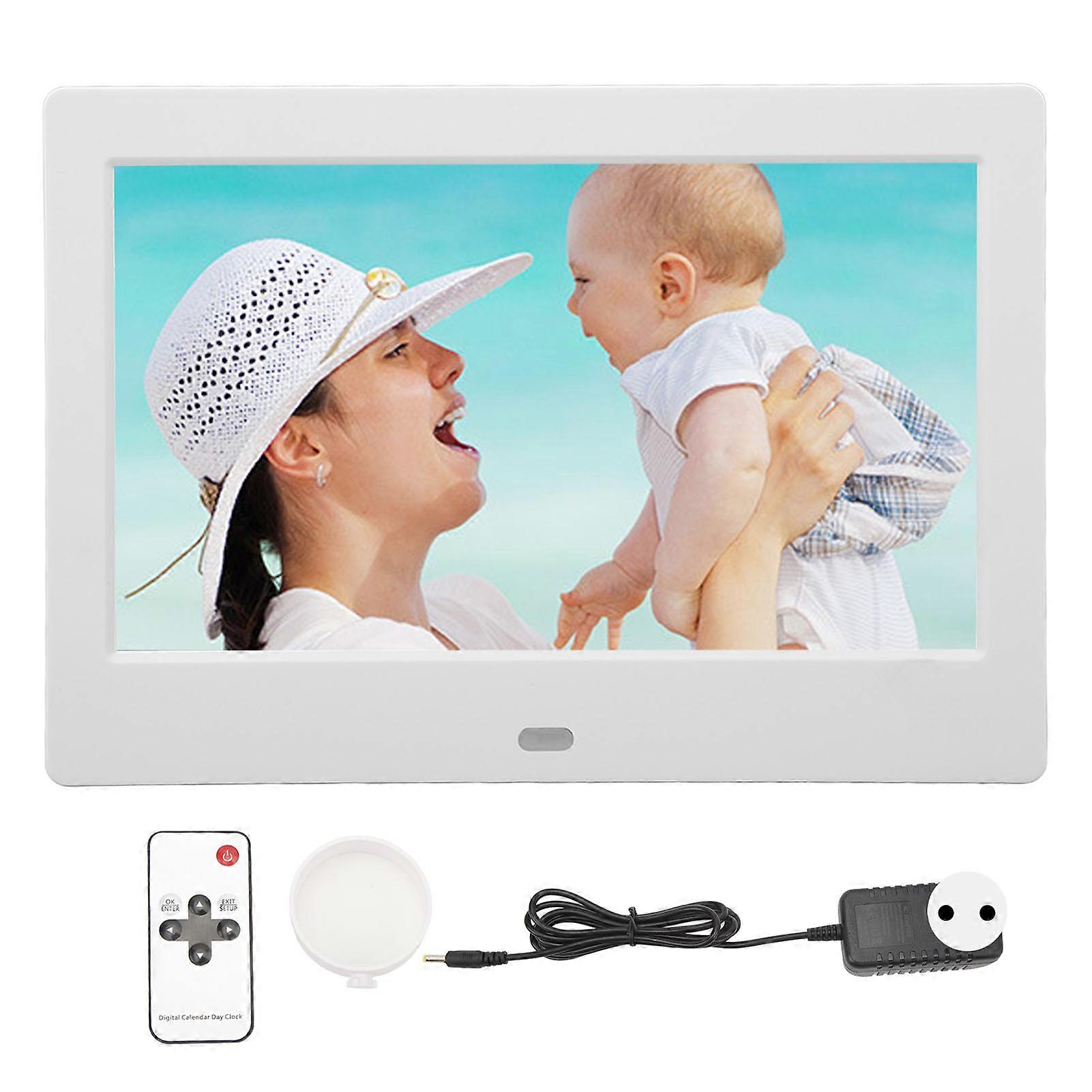 7in Ips Full Lamination Hd Digital Photo Frame Video Playback Wifi Connection Electric Photo Frame Built In Speaker 100240v Eu Plug