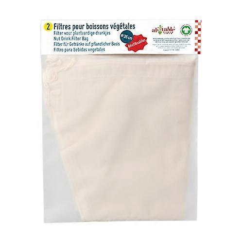 Organic vegetable drink filter bag 2 units