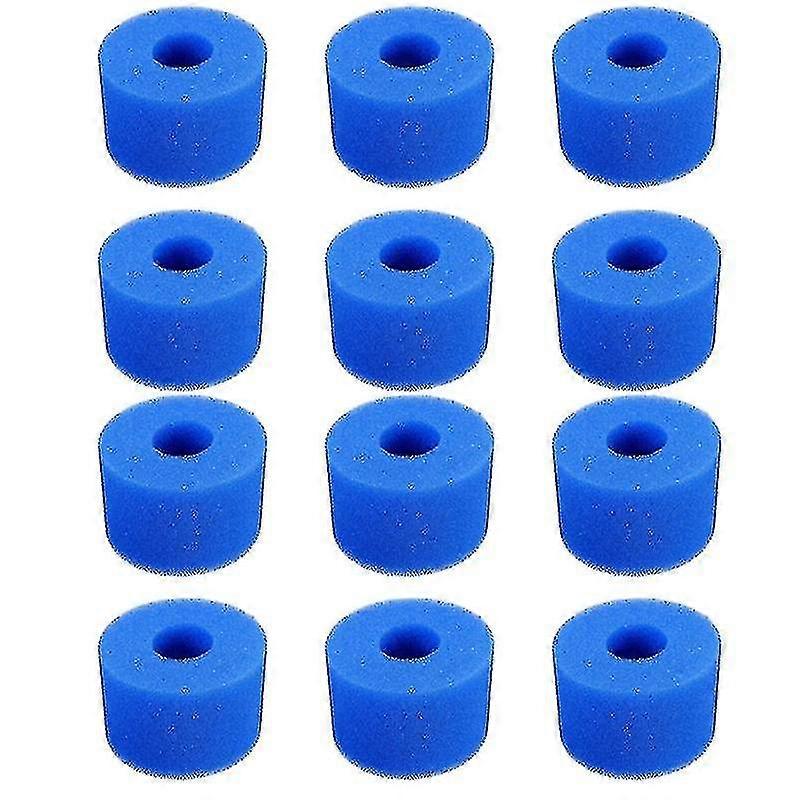 12pcs Swimming Pool Foam Sponge Compatible Intex S1 Reusable