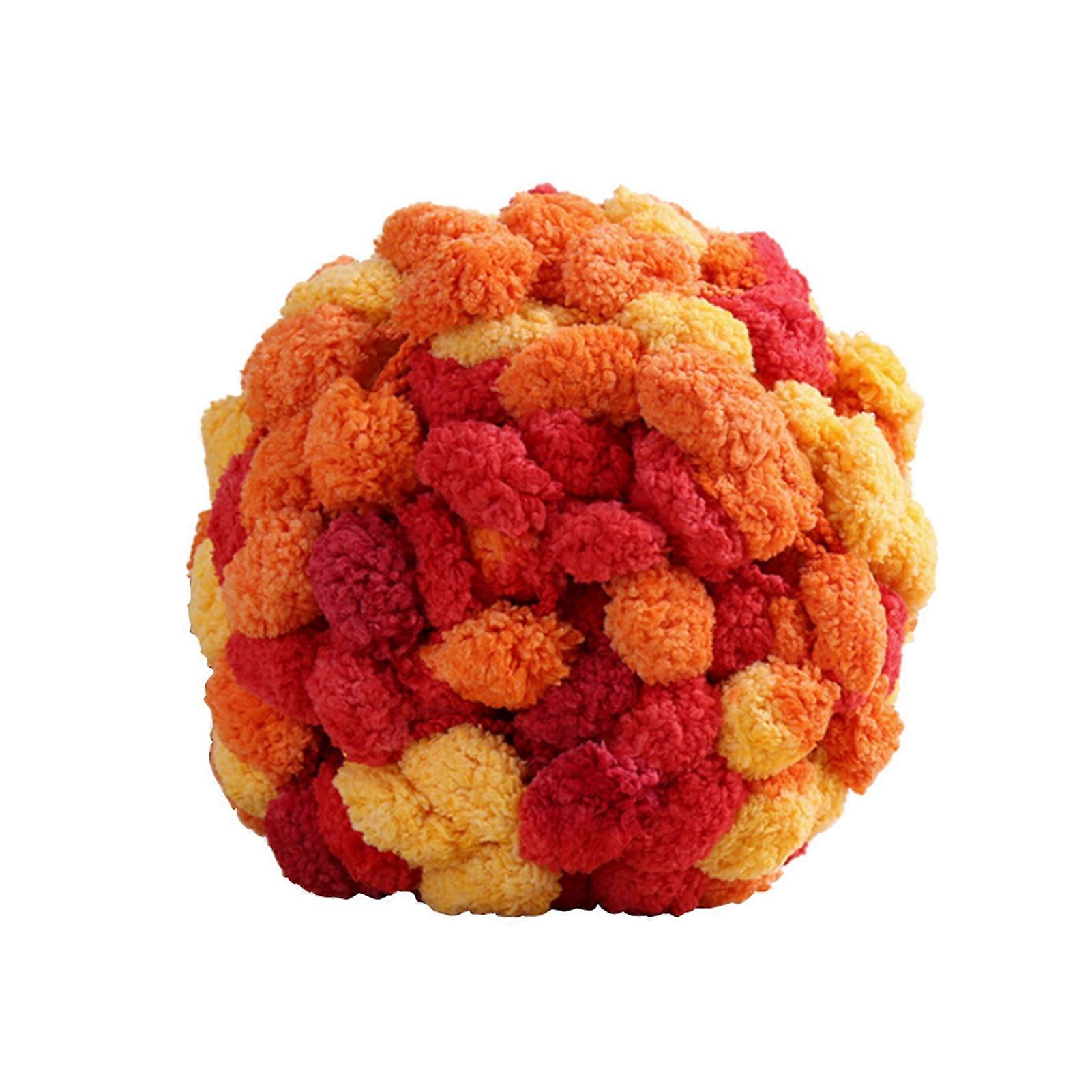 Fil tricoter multicolore charpe Fil tricoter Fil de laine pais tricot la main doux et confortable pour coussin de sige de chapeau de chandail