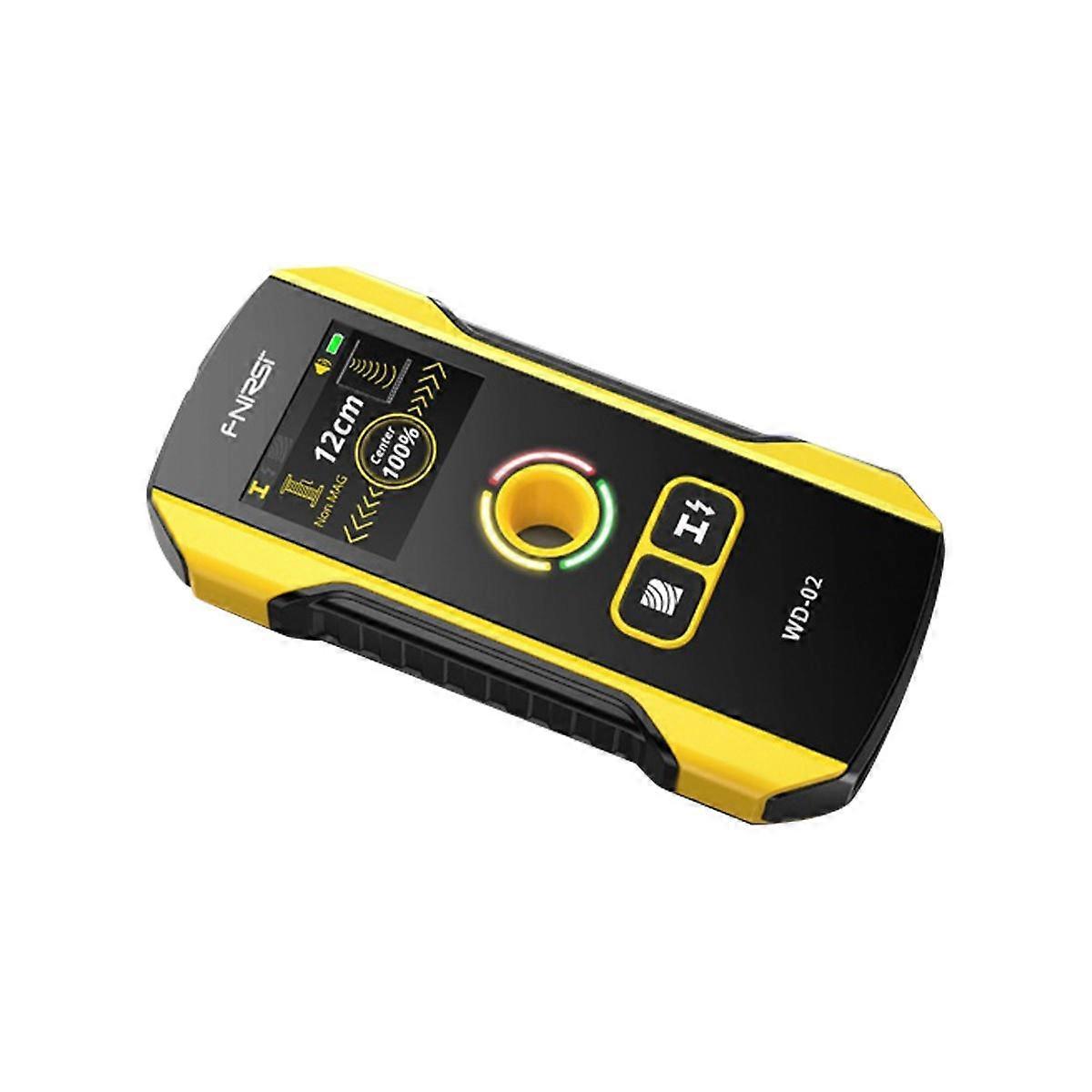 Wd-02 Wall Detector Metal Rebar Detector Display Ac Live Cable Wires Metal Wood Stud Wall Scanner