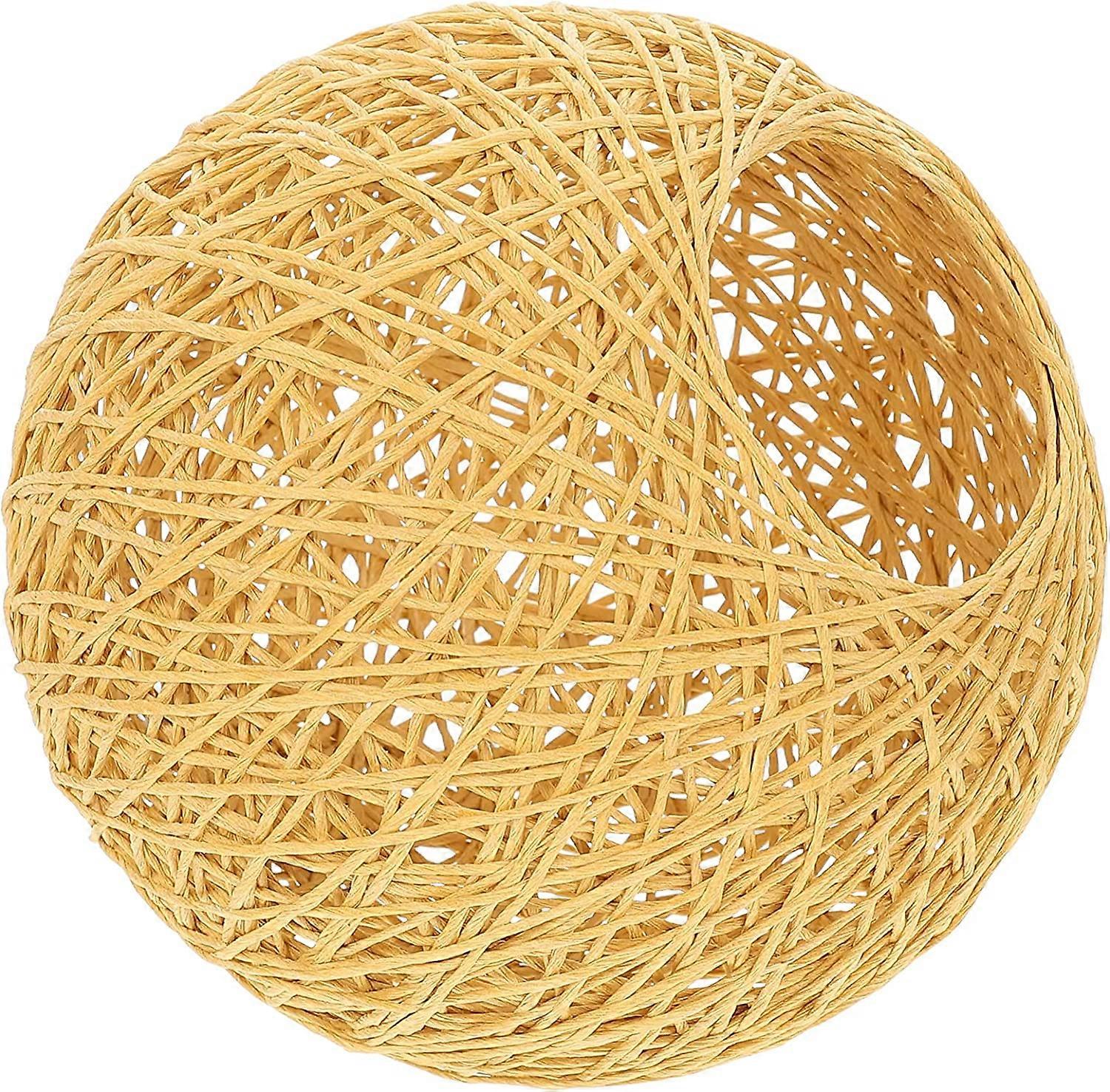 1 Pcs Paper Rattan Lampshade Rattan Ball Lampshade Paper Lamp Cover Rattan Lampshade for Lamps