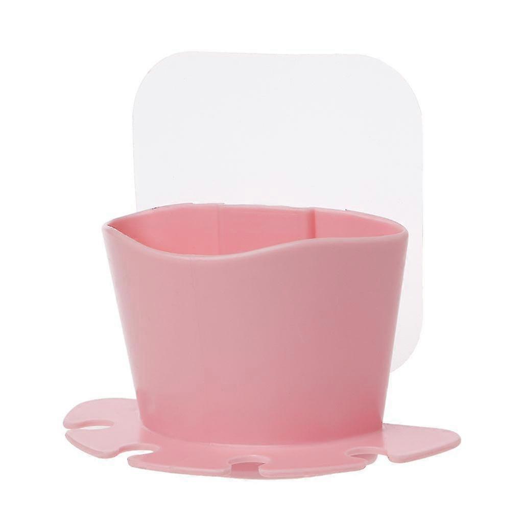 Bathroom Wall Suction Cup Boxtoothbrush Toothpaste Holder Storage Organizer