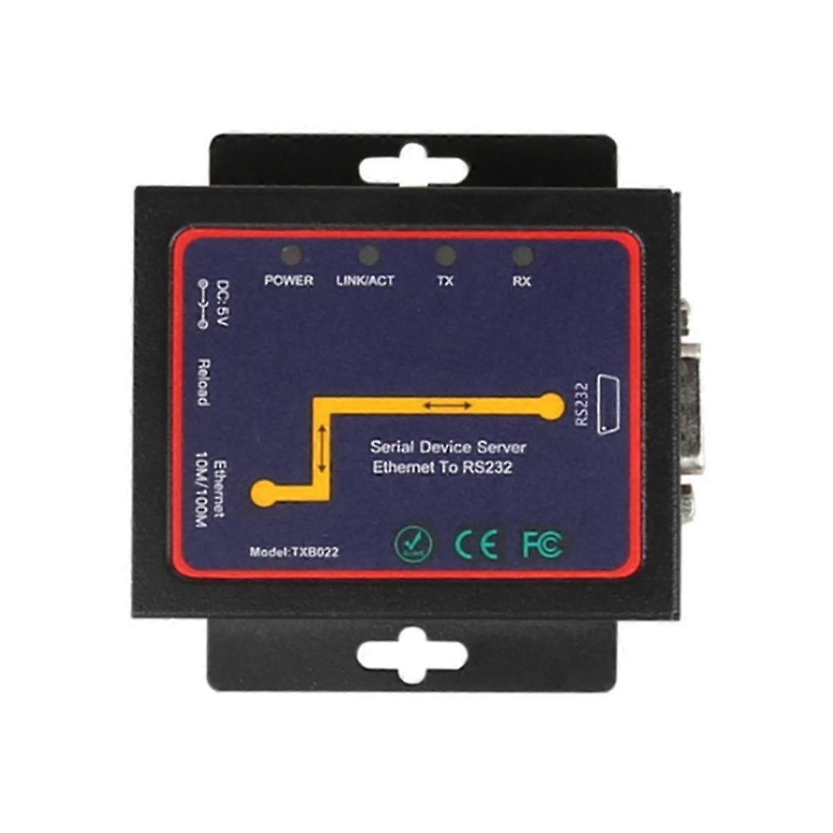 Industrieller Modbus Seriell Rs232 Rs485 Rs422 zu Ethernet Konverter Geräteserver / rtu / udp Rj45 zu Rs2