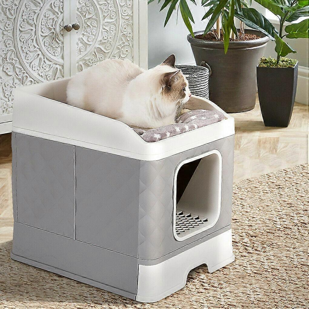 Litter Enclosure Best Hooded Cat Litter Box Petfamily Extra Large - Main Image
